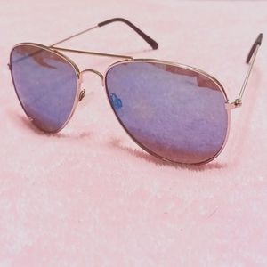 Cute blue and silver faux aviators